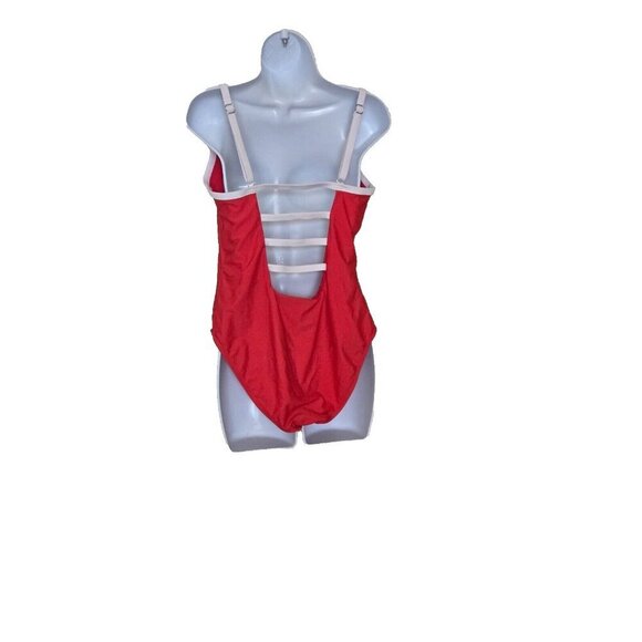 HURLEY SWIM ONE PIECE BATHING SUIT WOMEN'S red SIZE 1X - Picture 3 of 6